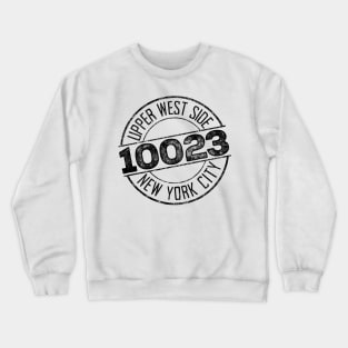 Upper West Side 10023 (Black print) Crewneck Sweatshirt